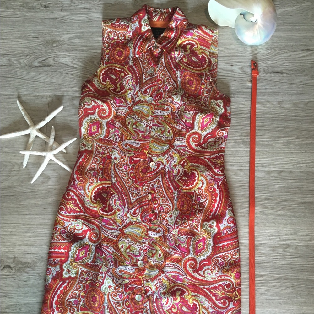 Moda Seta Dress. Size 4 – Silk 1960’s inspired
